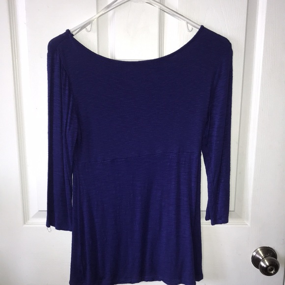 ❤️3 for $10❤️ Blue Blouse - Juniors Size Large - Picture 2 of 4